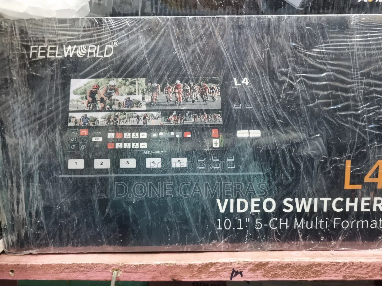 Feelworld L4 Video Switcher 5 Channels Sdi/Hdmi Mixer