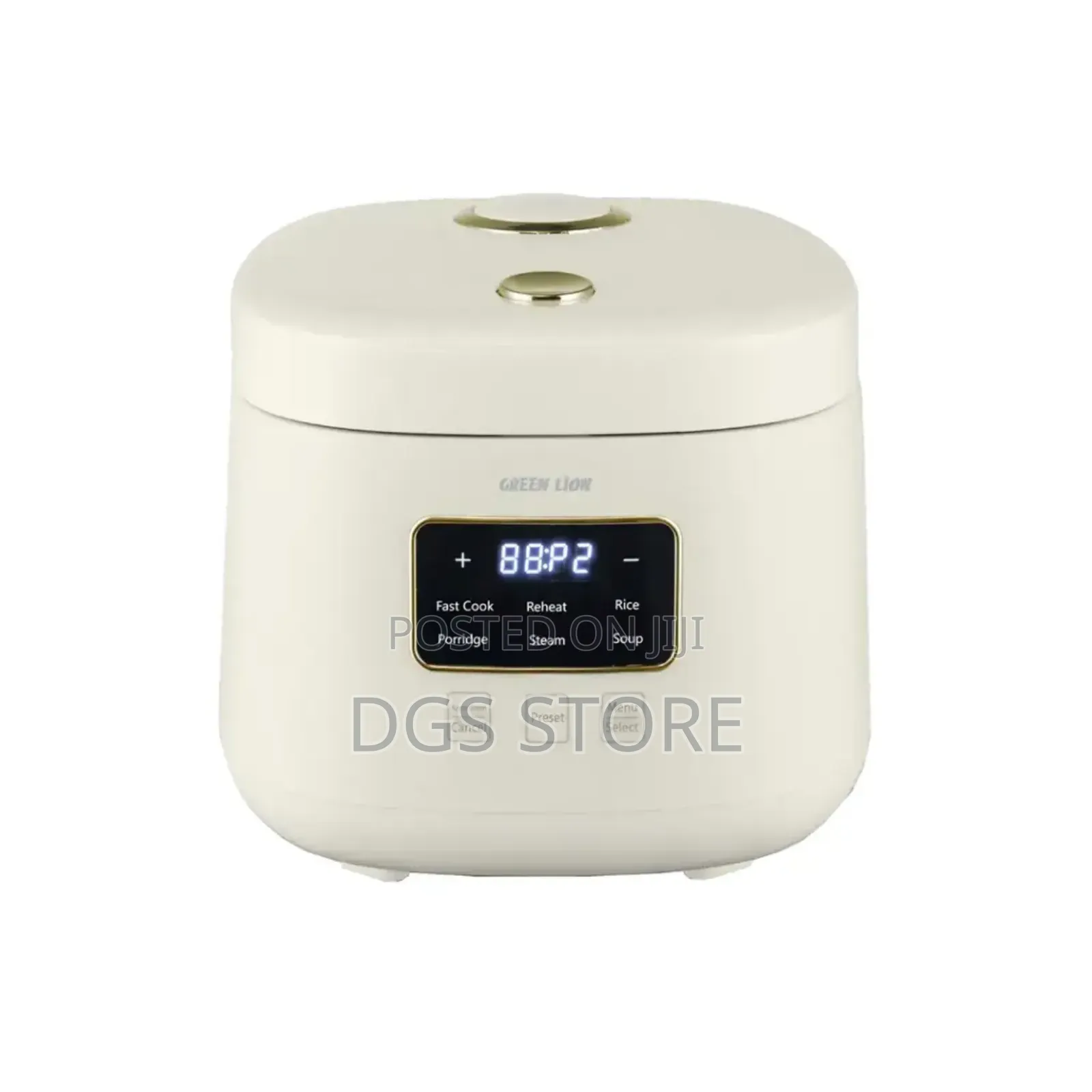 Green Lion GRC 10 Digital Rice Cooker 2 Liter Capacity