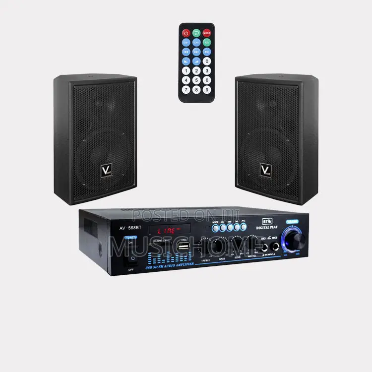 Bluetooth Amplifier With 2pcs Wall Speaker
