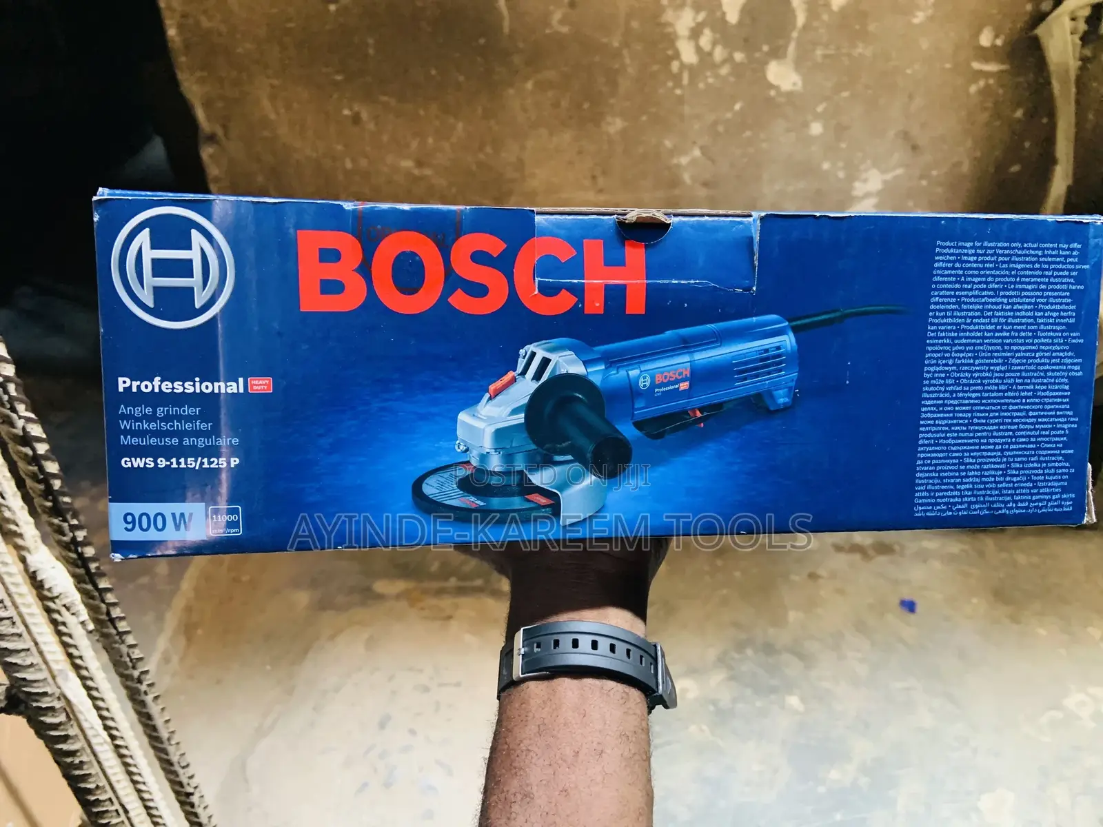 Original Bosch Angle Grinder (Gws 9-115p)