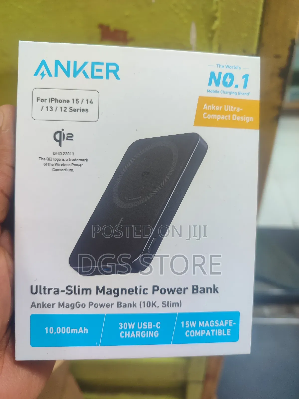 Anker Maggo Power Bank Slim Magnetic