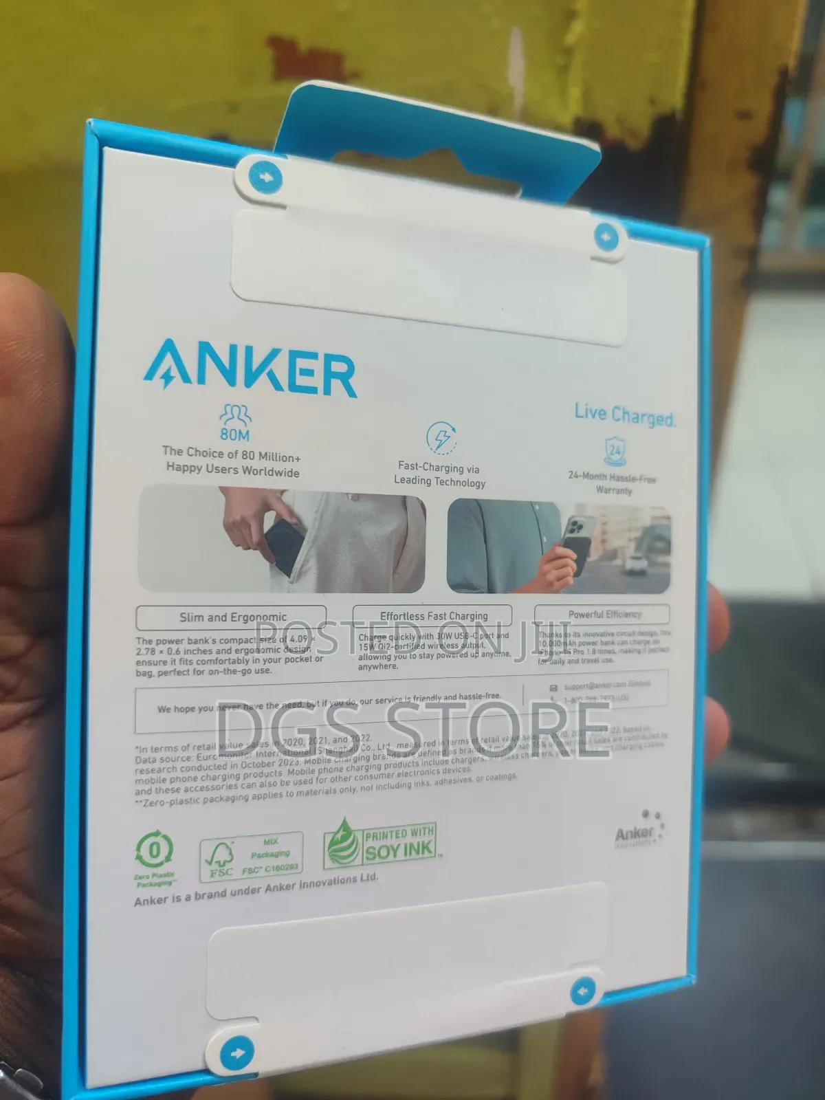 Anker Maggo Power Bank Slim Magnetic