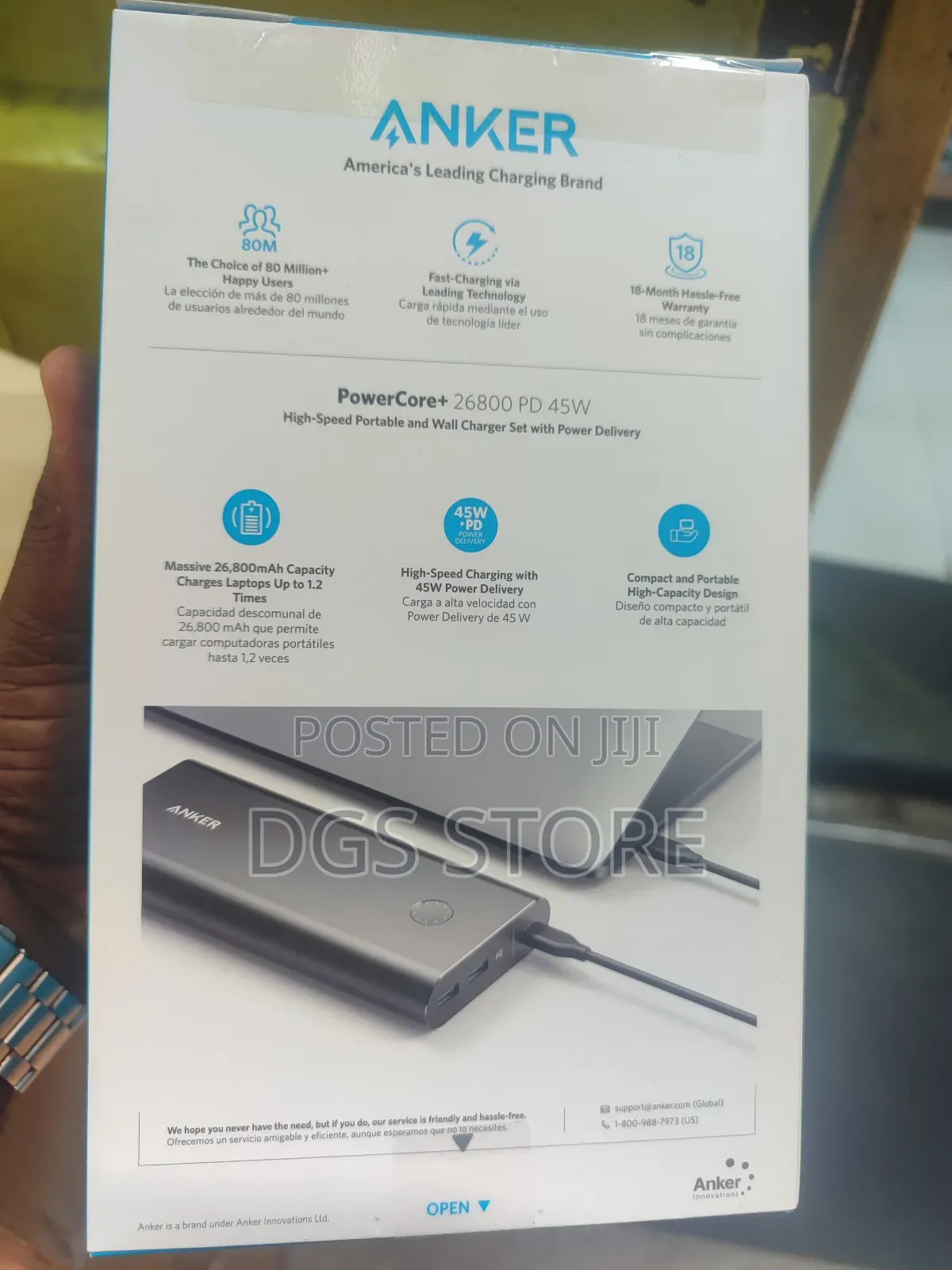 Anker Powercore+ 26,800mah PD 45w Power Bank