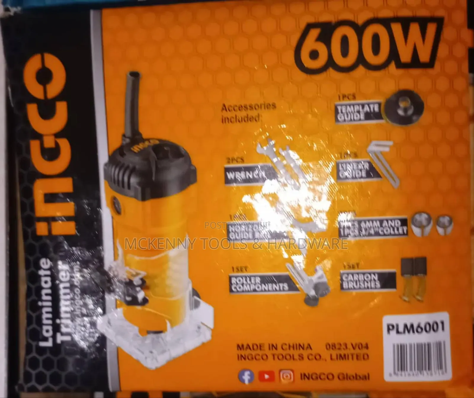 Ingco PLM6001 Laminate Trimmer / Palm Router 600W