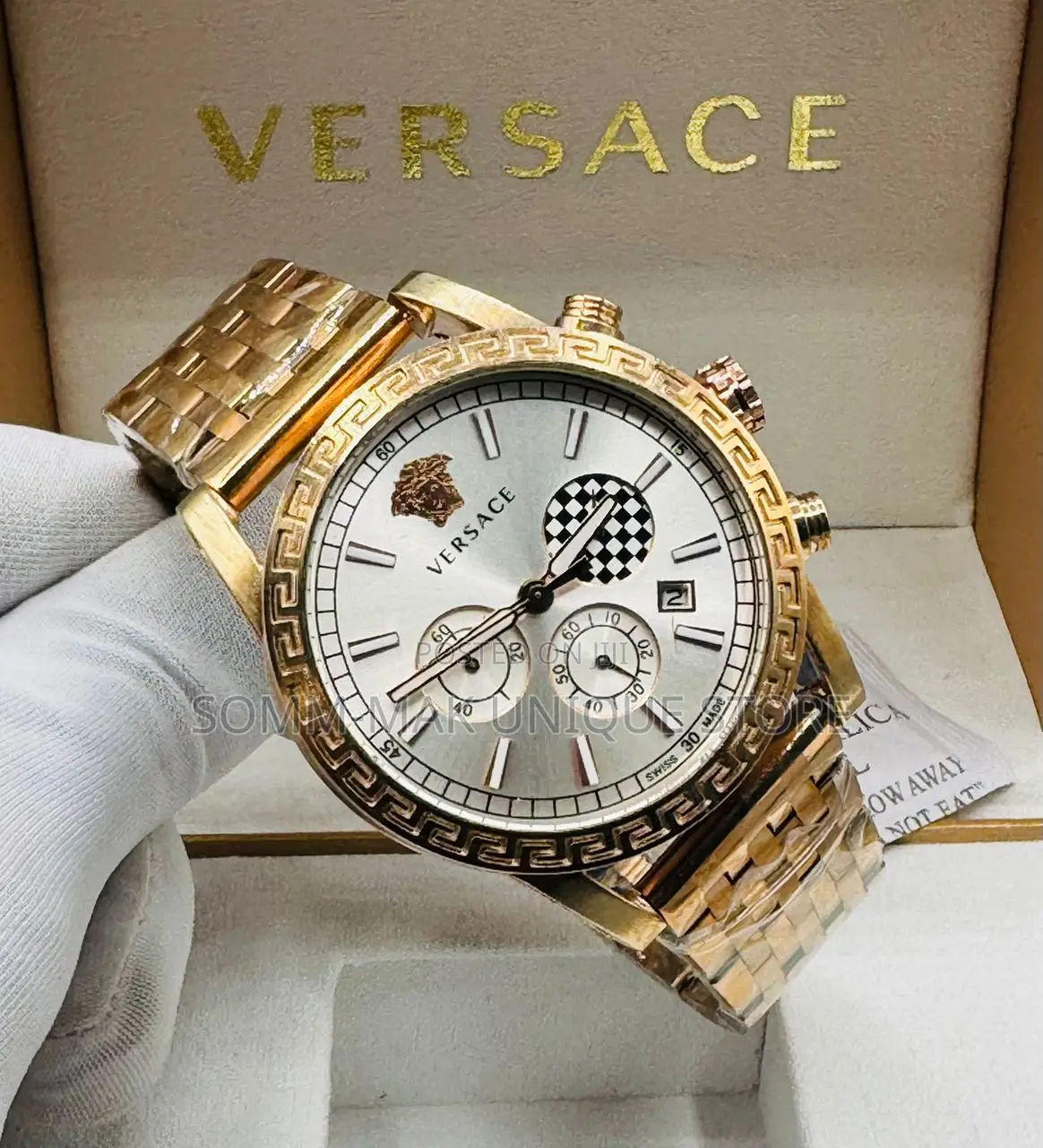Versaces Active Chronograph Wrist Watch