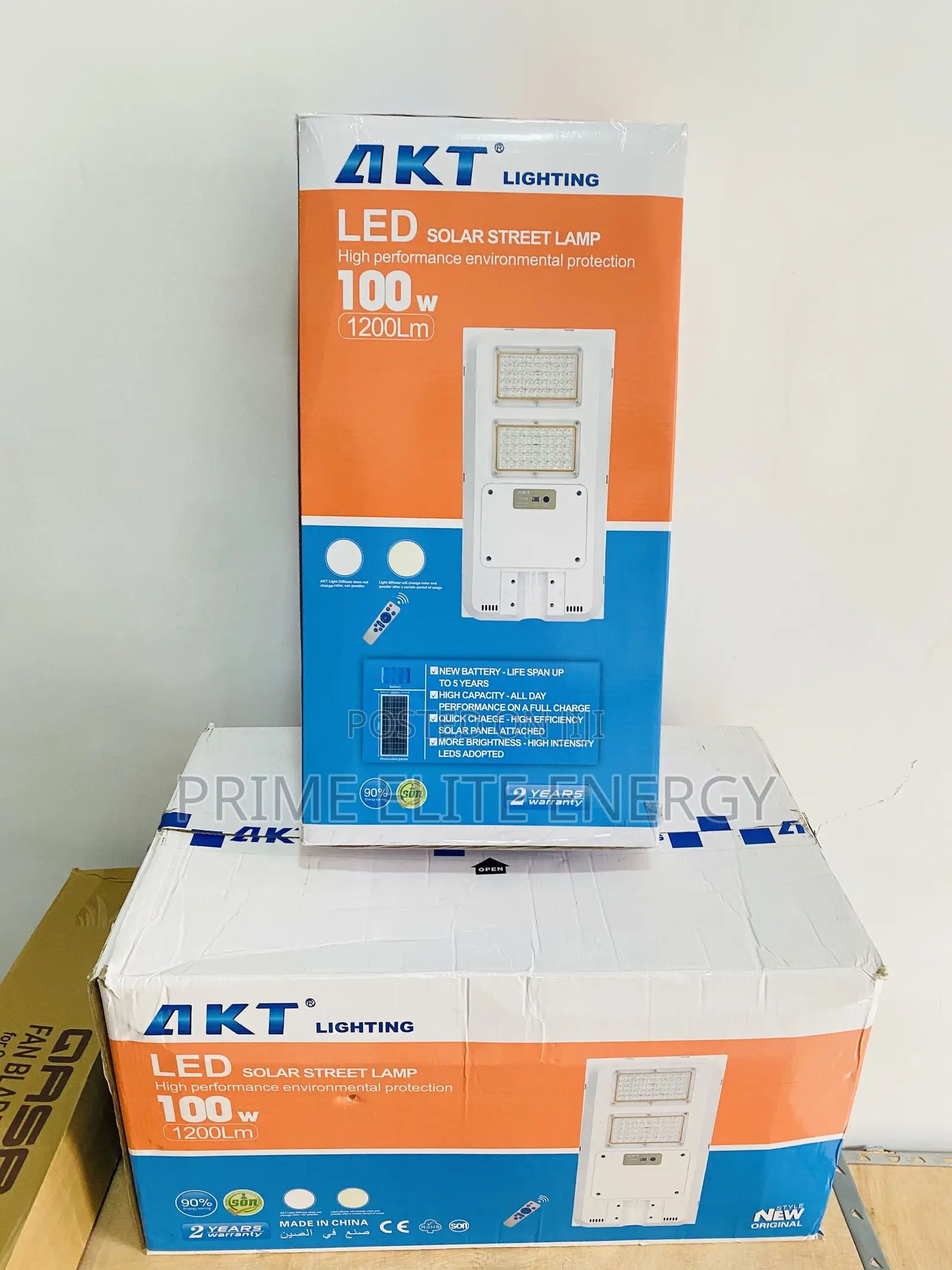 Akt 100w All-in-One Solar Street Light