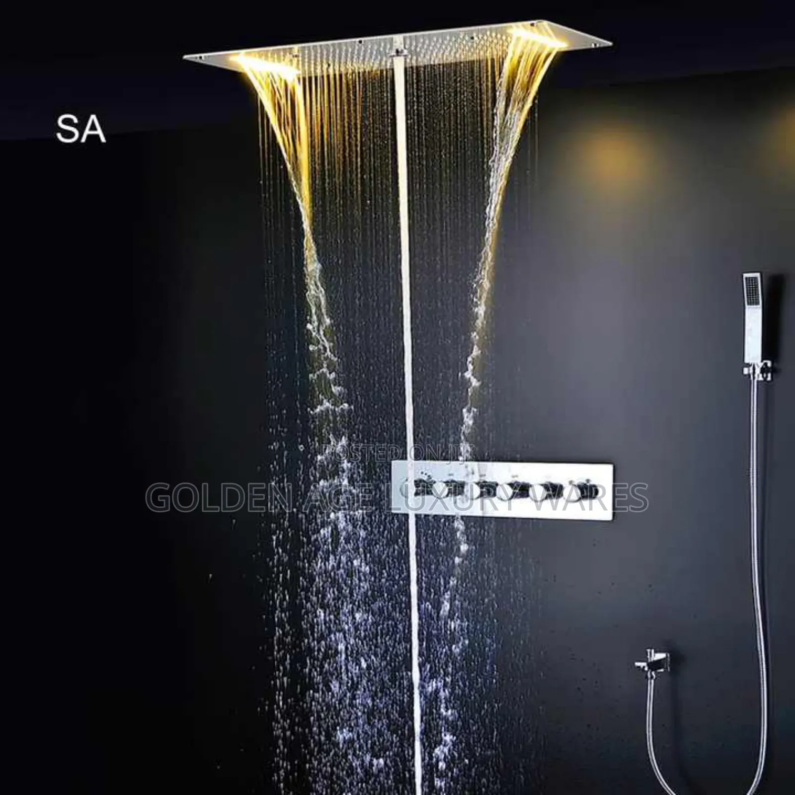 Luxury Thermostatic Conduit Shower