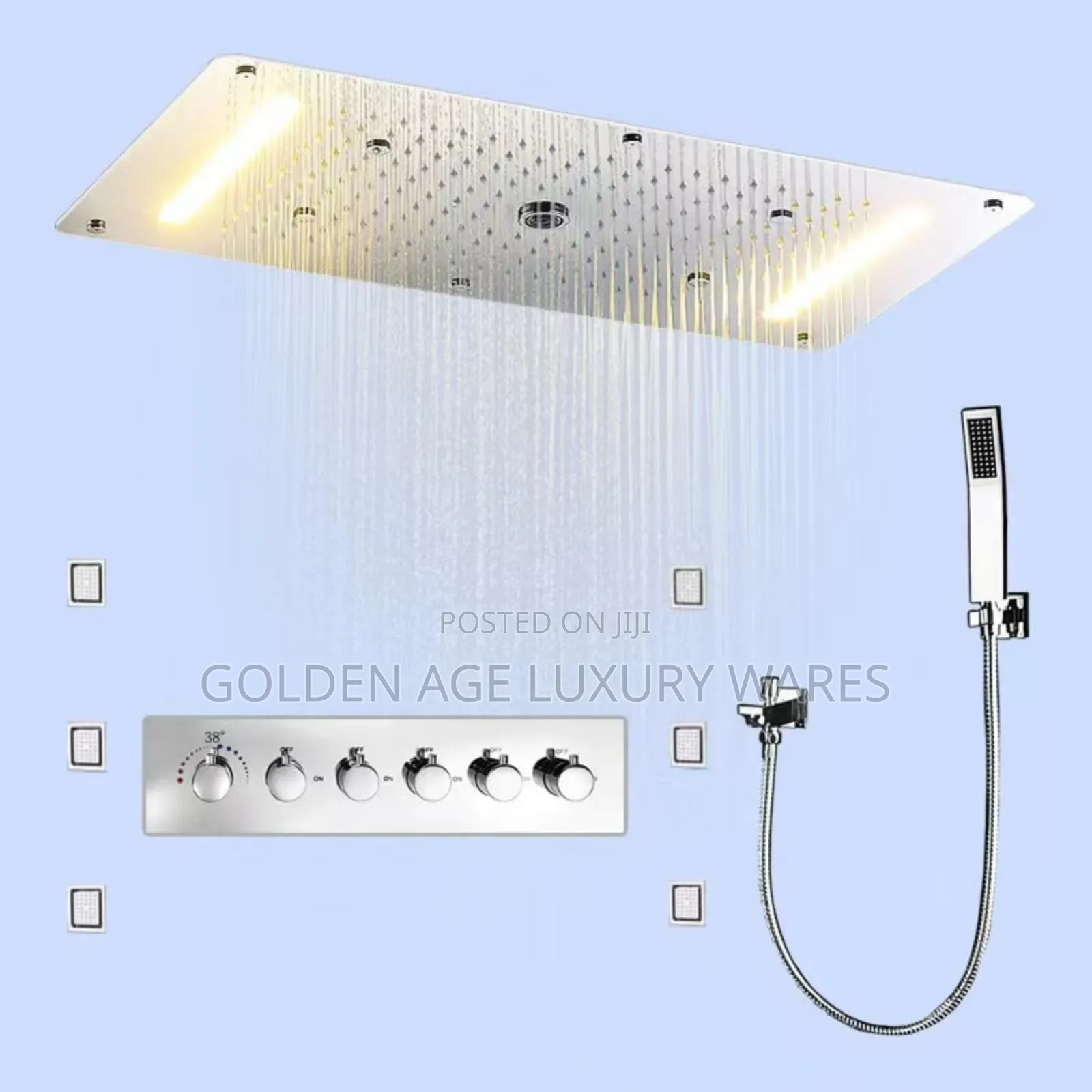 Luxury Thermostatic Conduit Shower