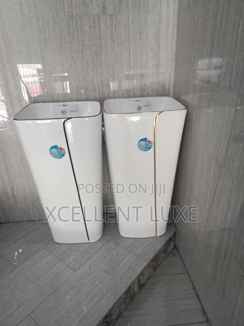 Standing Wash Hand Basin With Colored Line