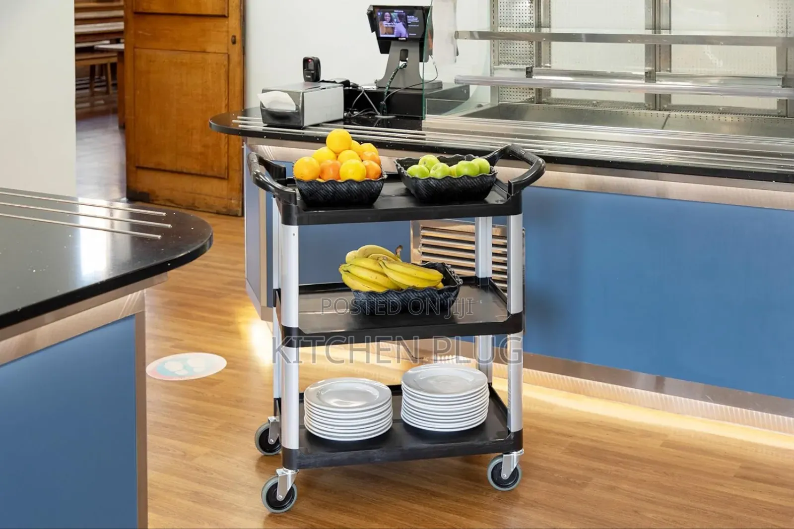 Durable Plastic Catering Trolley