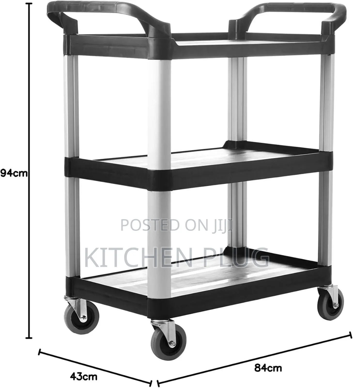Durable Plastic Catering Trolley