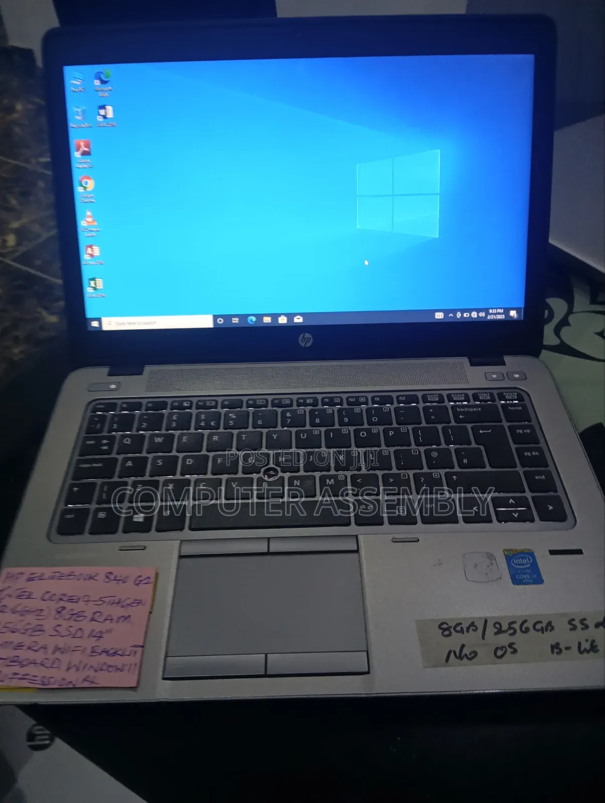 Laptop HP EliteBook 840 G2 8GB Intel Core I7 SSD 256GB