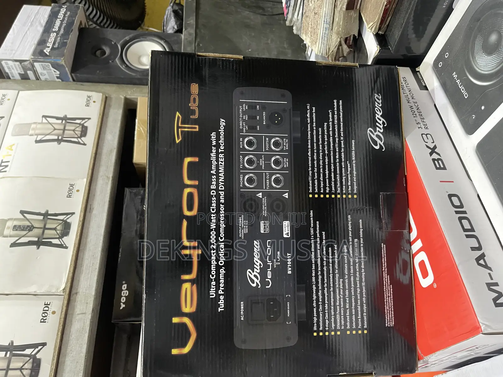 Bugera Veyron Tube Bass Amp Bv1001t With 2000watts