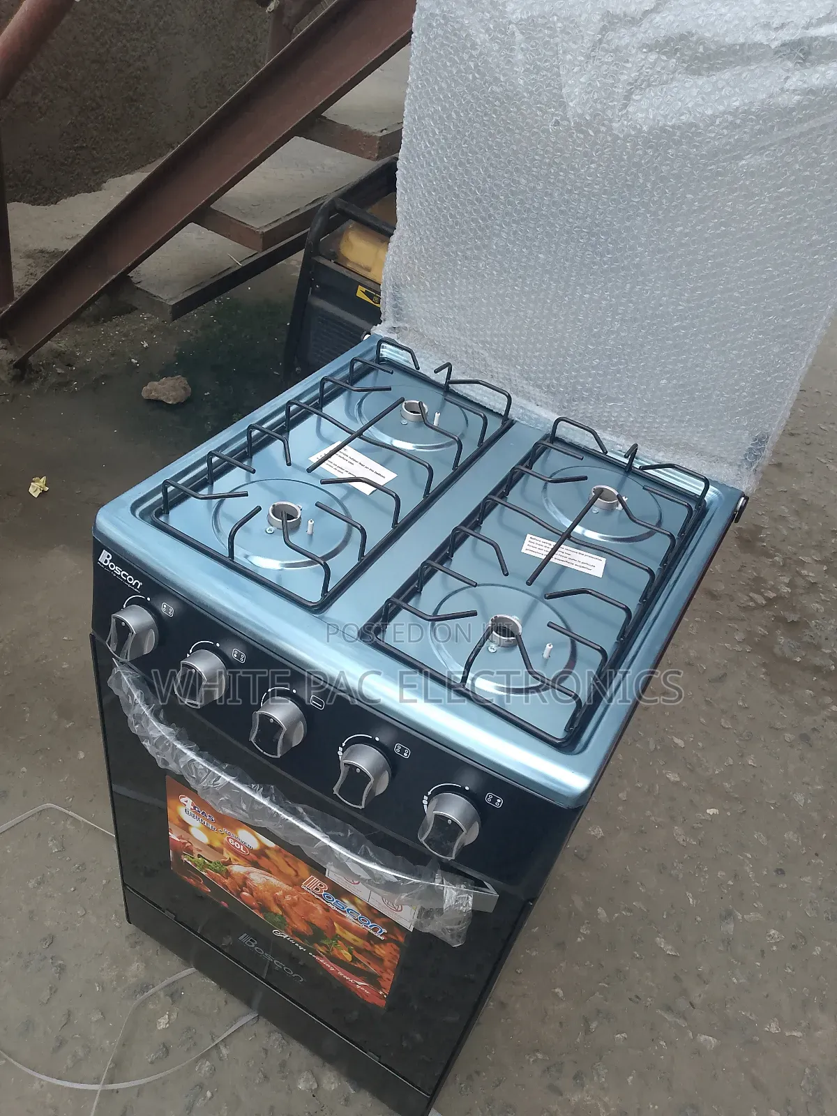 Boscon Automatic Standing 4 Gas Cooker With Oven Grill >2yrs
