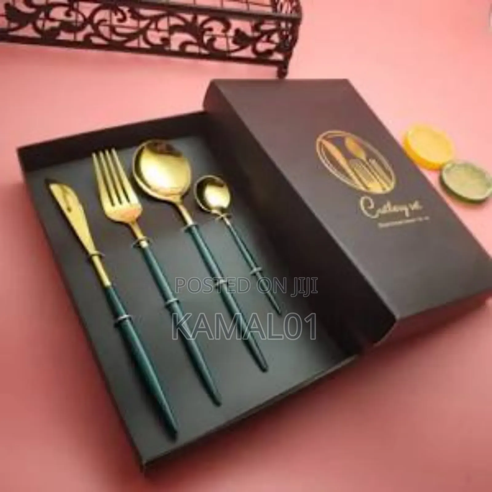 Coated Dinnerware Cutlery Set - 4pieces