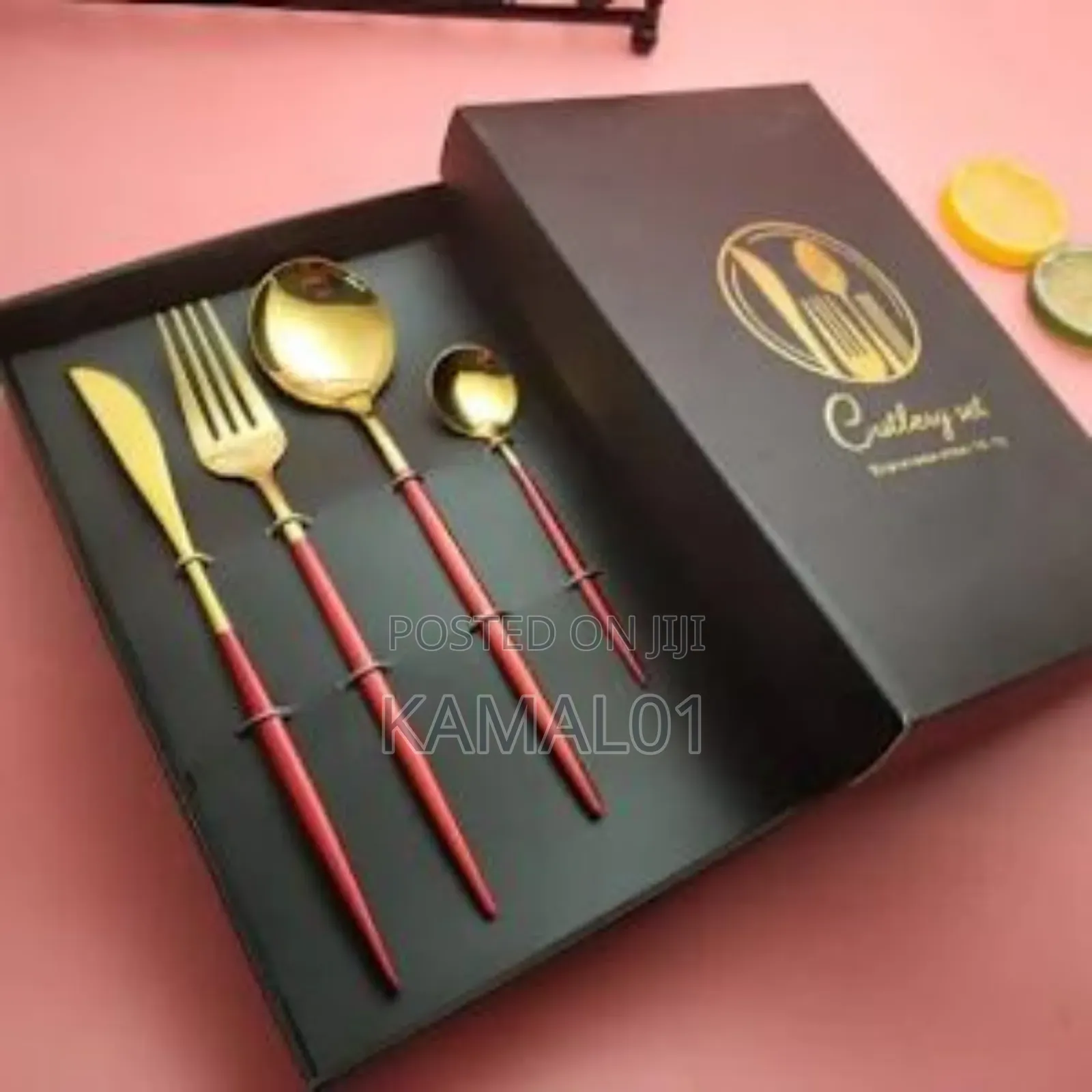 Coated Dinnerware Cutlery Set - 4pieces