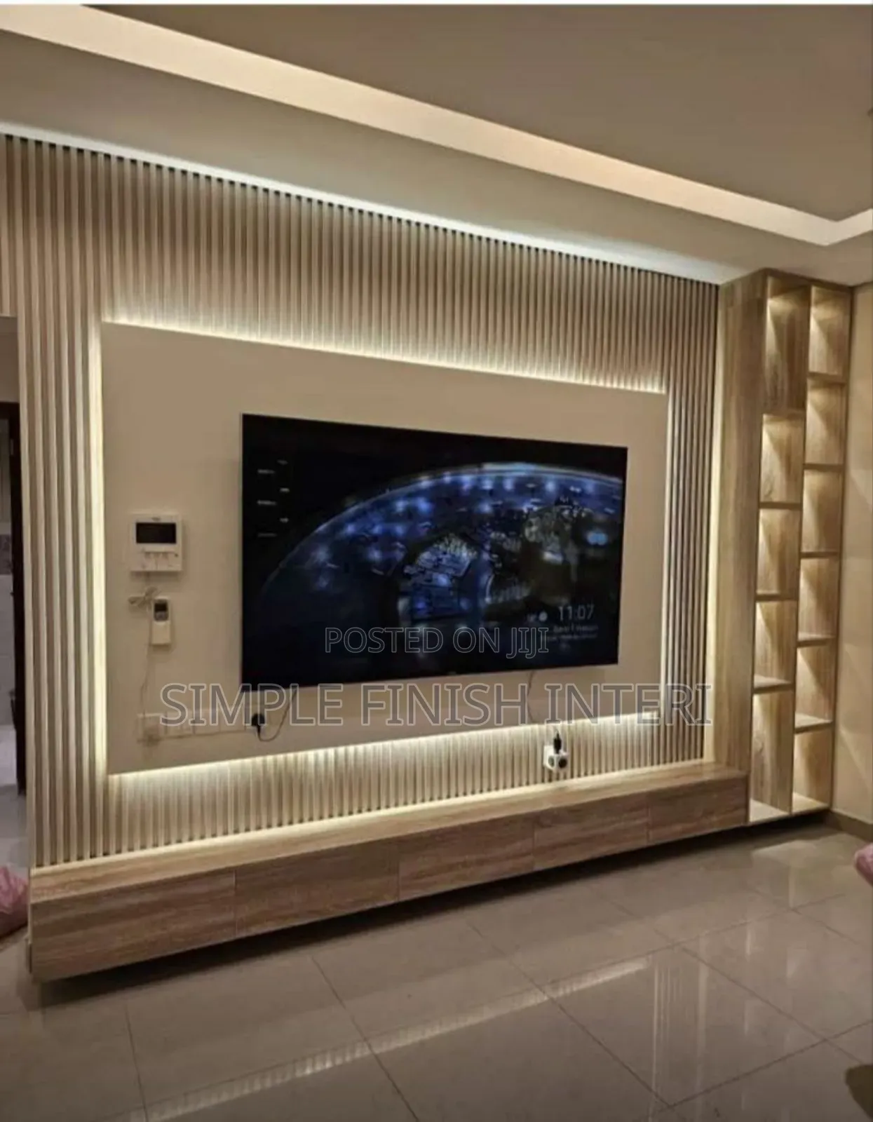 Tv Sand Wood Finish.