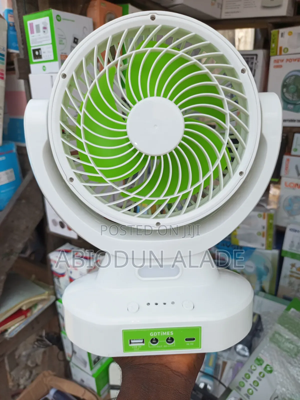 Best Quality Rechargeable Solar Table Fan
