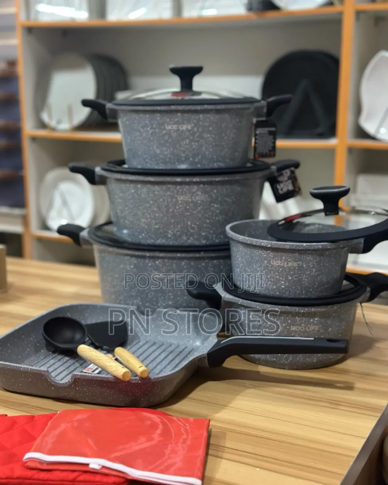 Ucc Life 16pcs Cookware Set