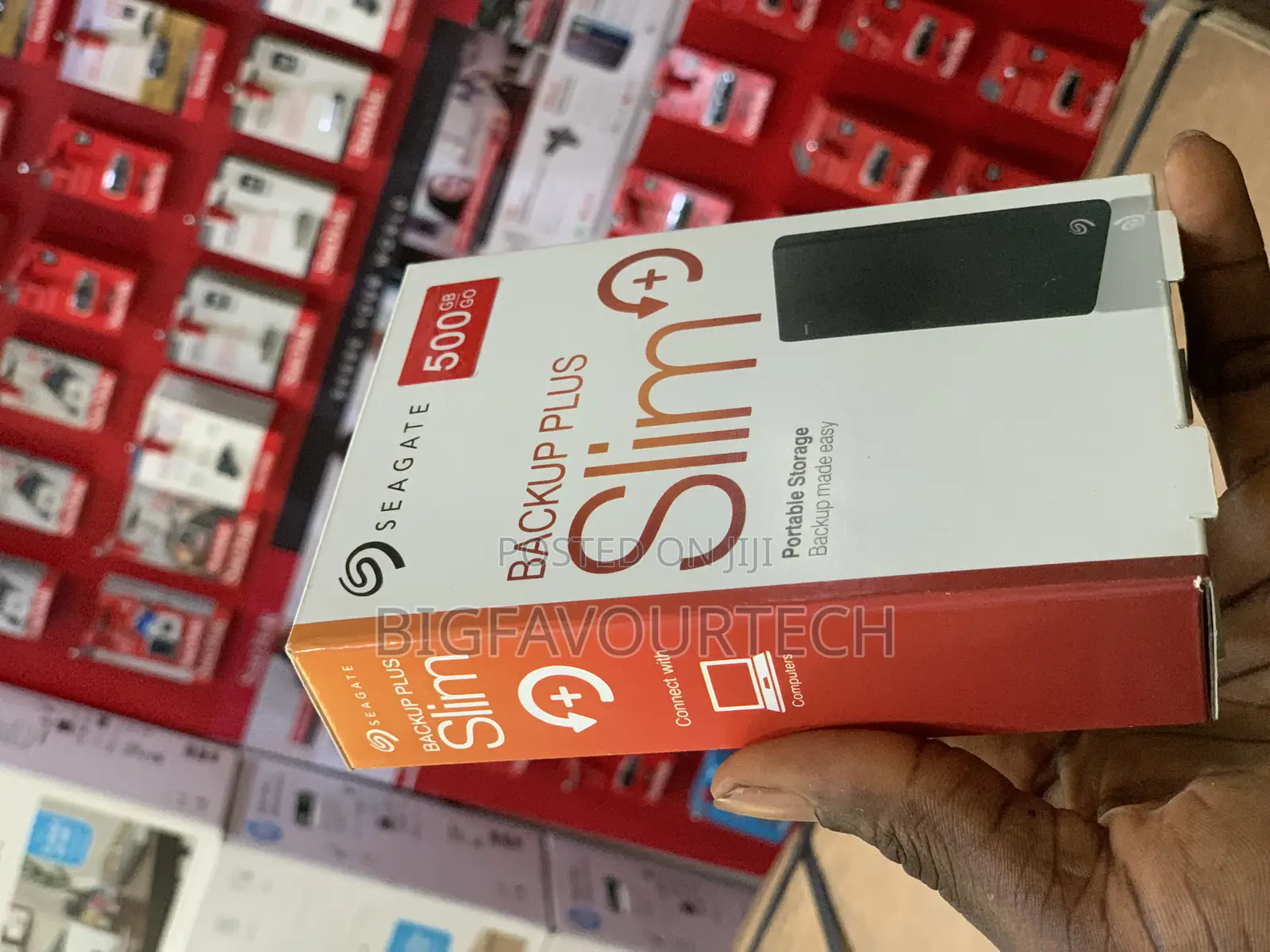 Seagate 500GB Backup Plus Slim Portable Hard Drive