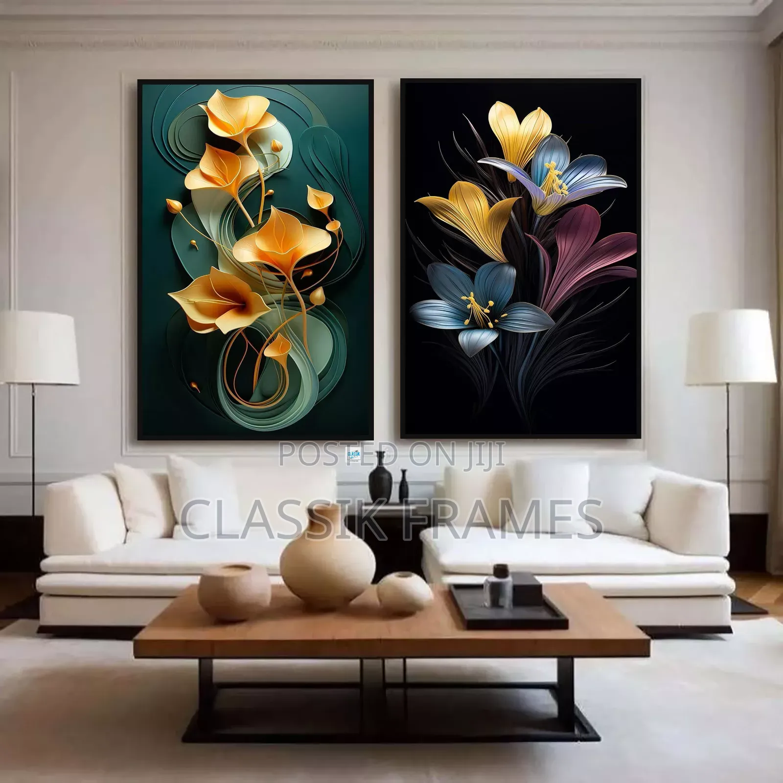 HD Canvas Frame Delliwoodi Gidi Painting Wallart
