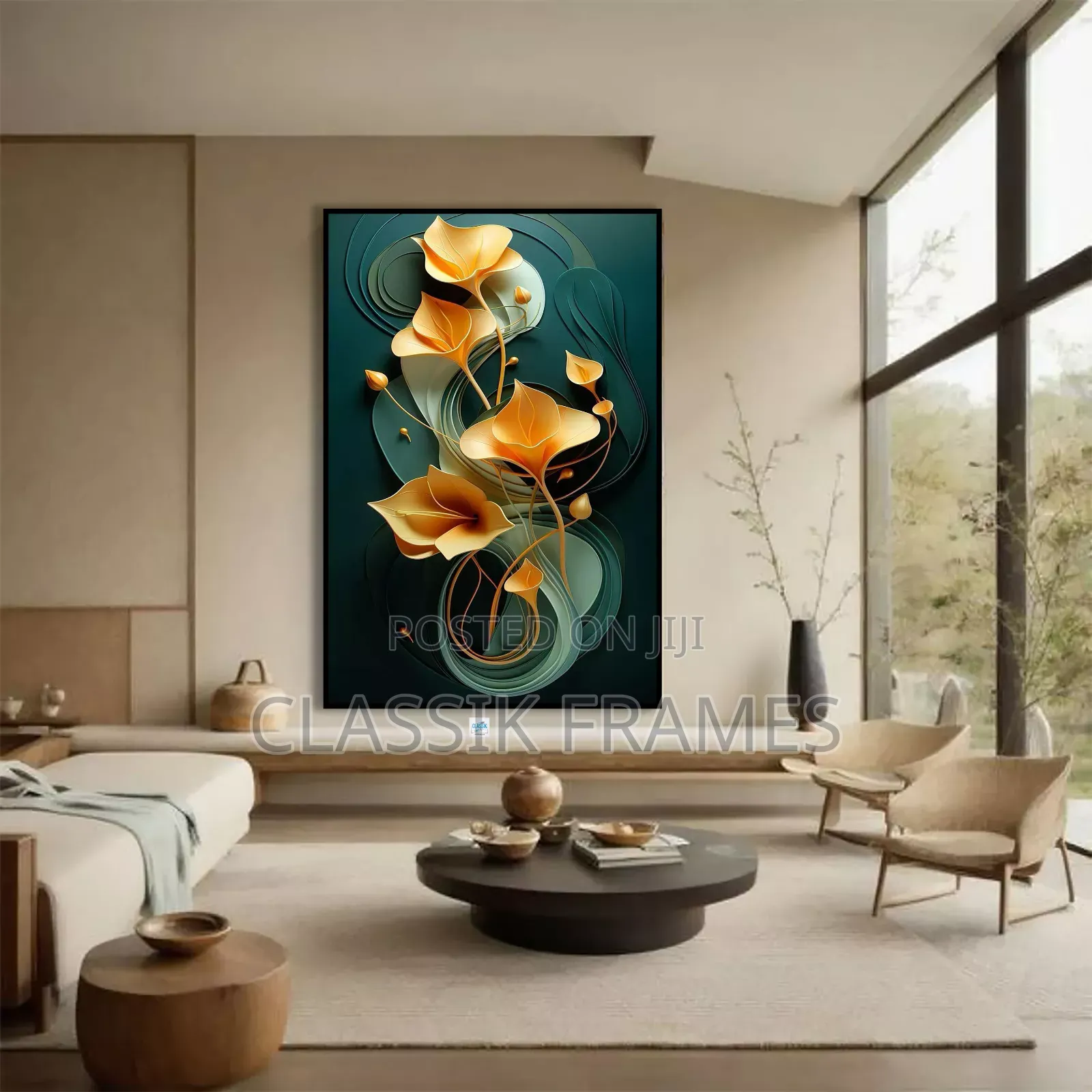 HD Canvas Frame Delliwoodi Gidi Painting Wallart