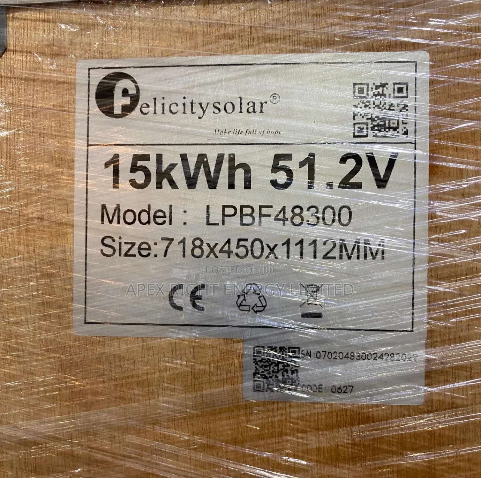 15kwh Felicitysolar Lithium Battery 300ah