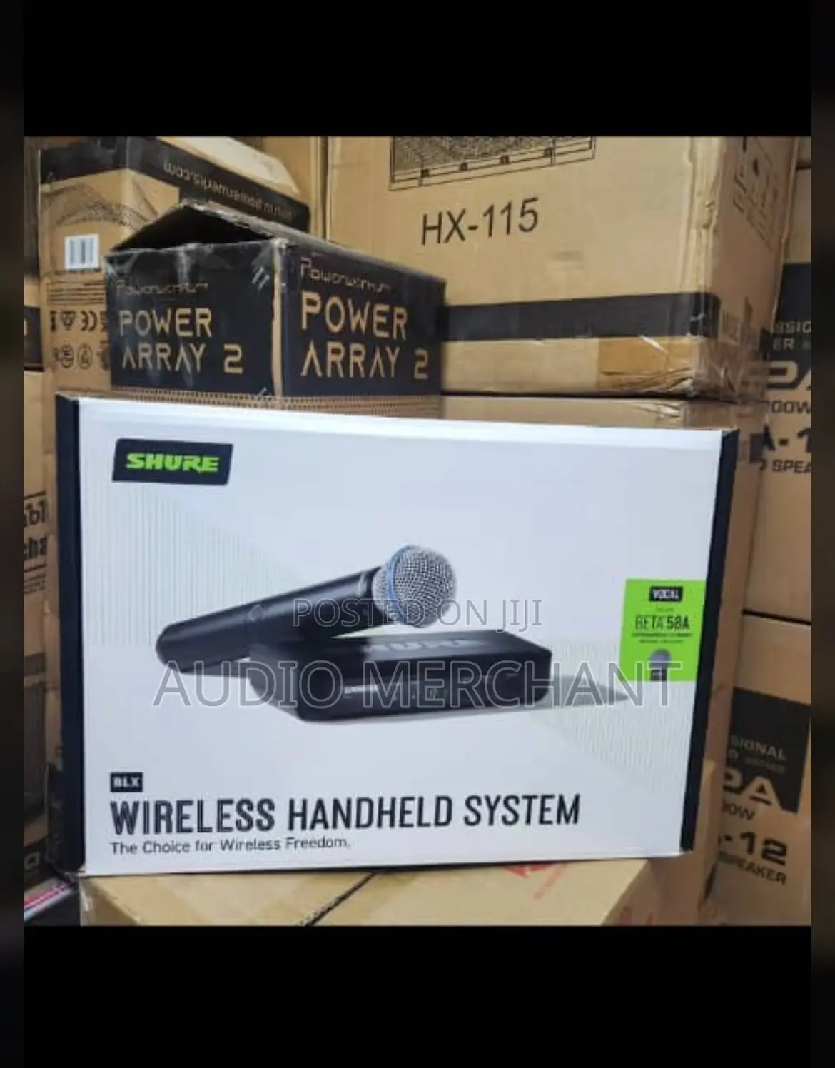 Shure BLX Receiver And Single Beta 58a Wireless Microphone