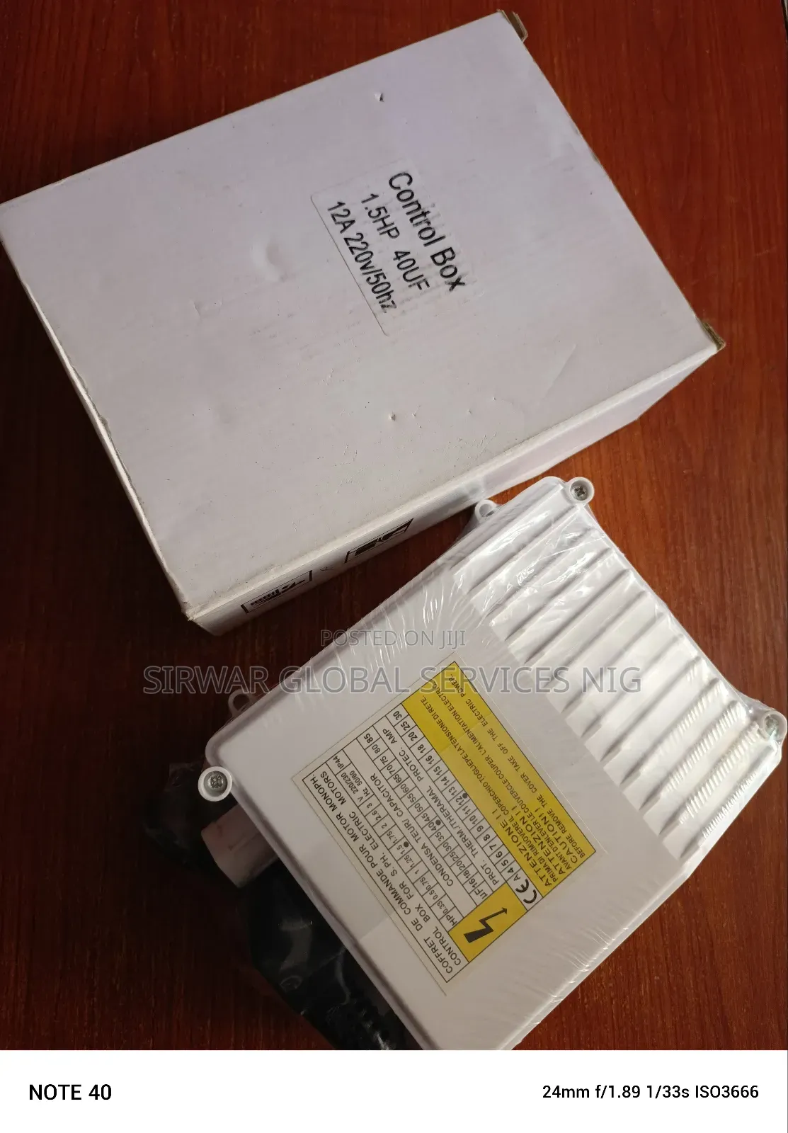 Original 1.5hp Control Panel Box/ Water Pumping Switch