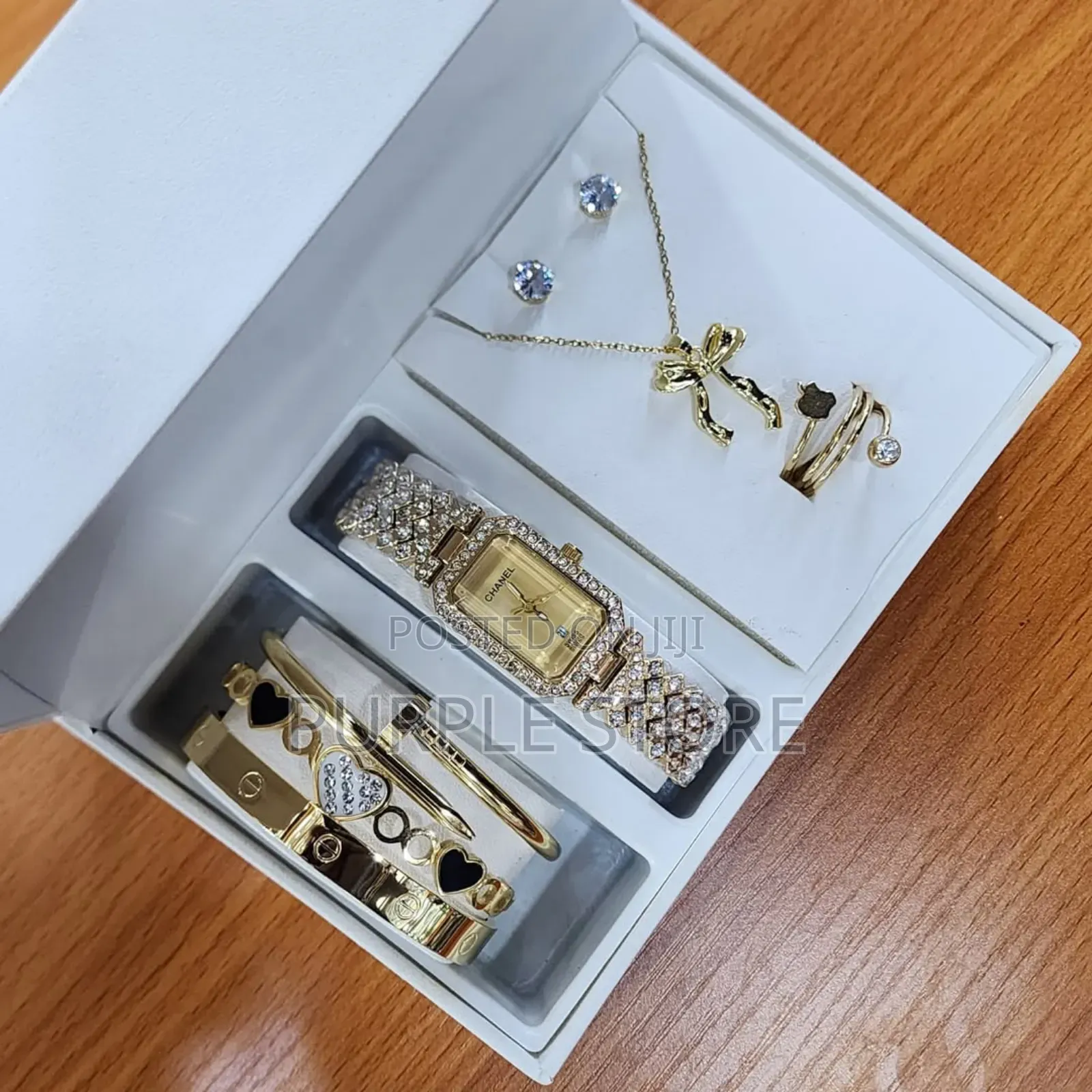 Quality Women's Watch and Jewellery◇Set◇Perfect◇Gift Combo