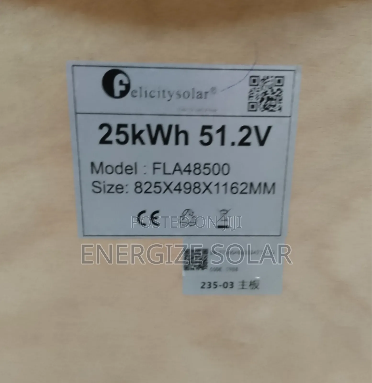 High-Performance 25kw 48v Felicity Lithium Ion Battery