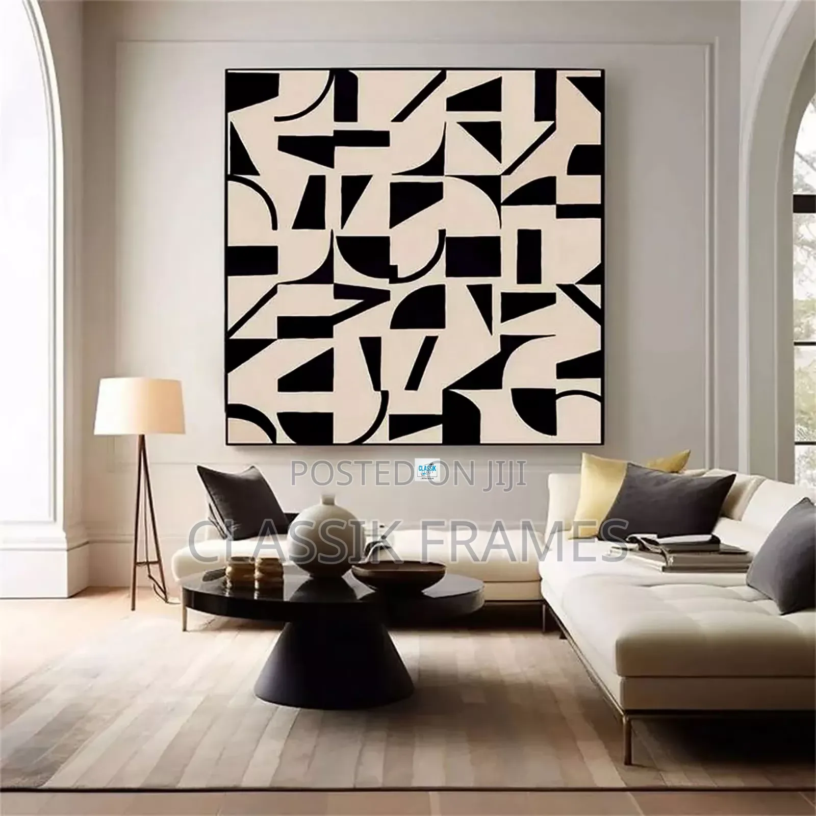 HD Framed Abstract Gidi Painting Wallart