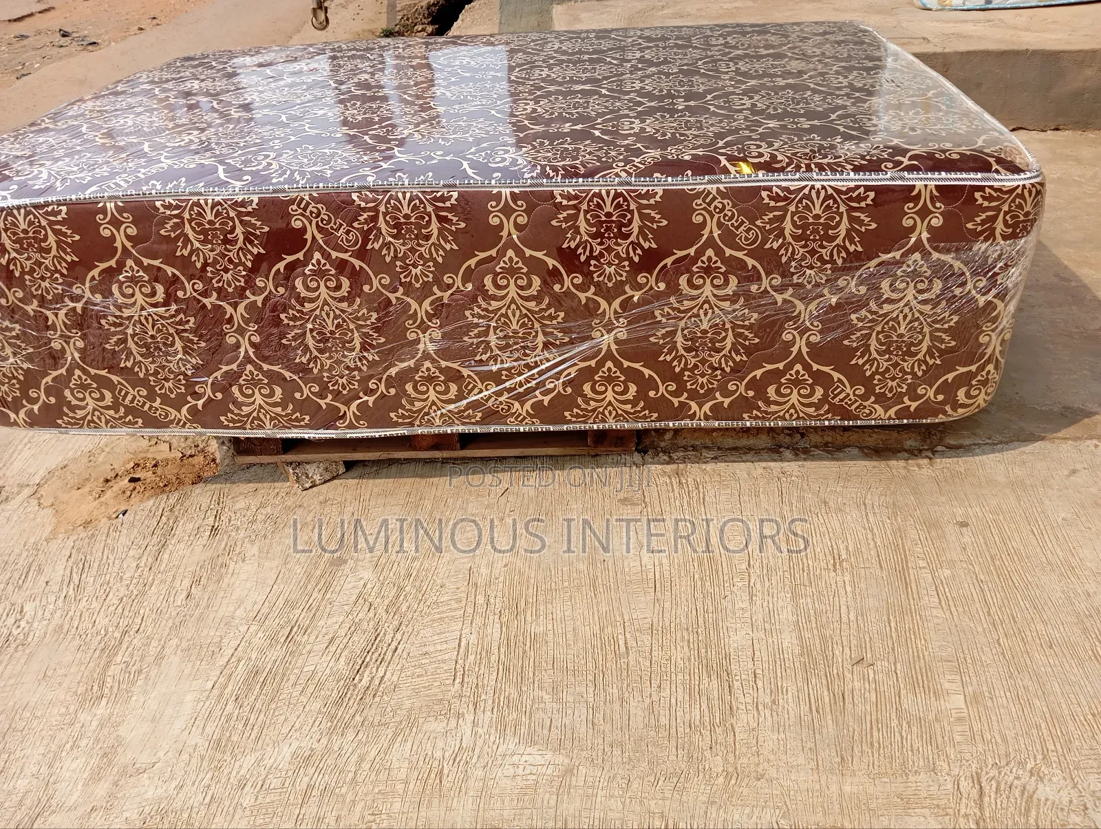 41⁄2 By 18 Inches Semi- Orthopaedic Mattress ( Green Earth)