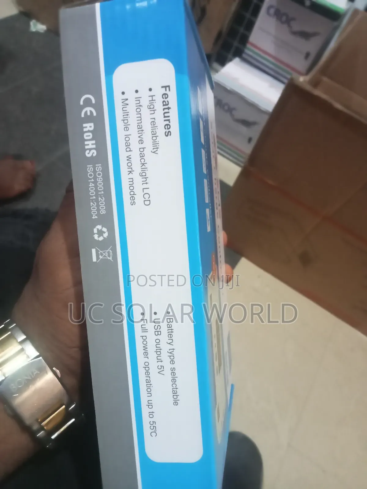 SMS 50A PWM Solar Charge Controller