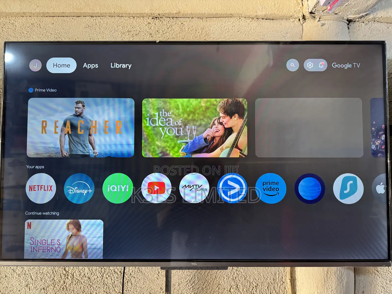 55-Inch Smart TV With HDR, Dolby Vision, and Dolby Atmos