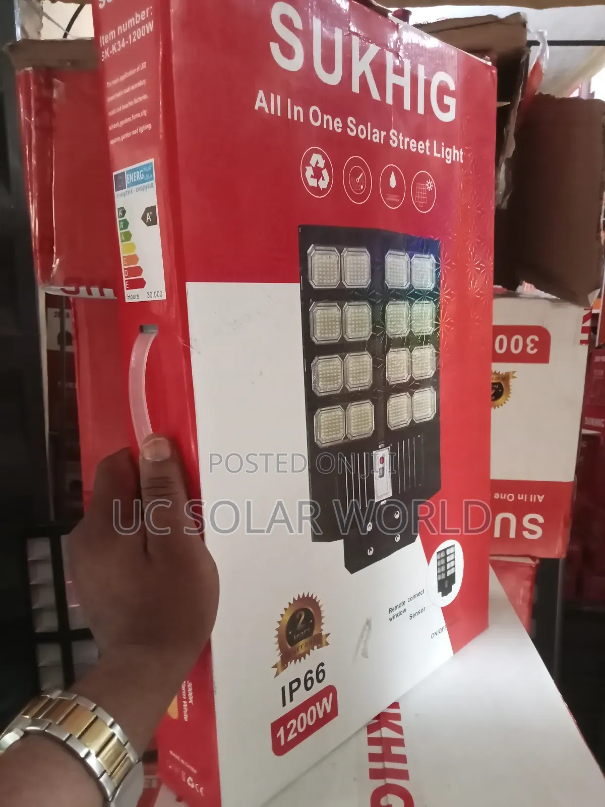 SUKHIG 1200w All in One Solar Street Light