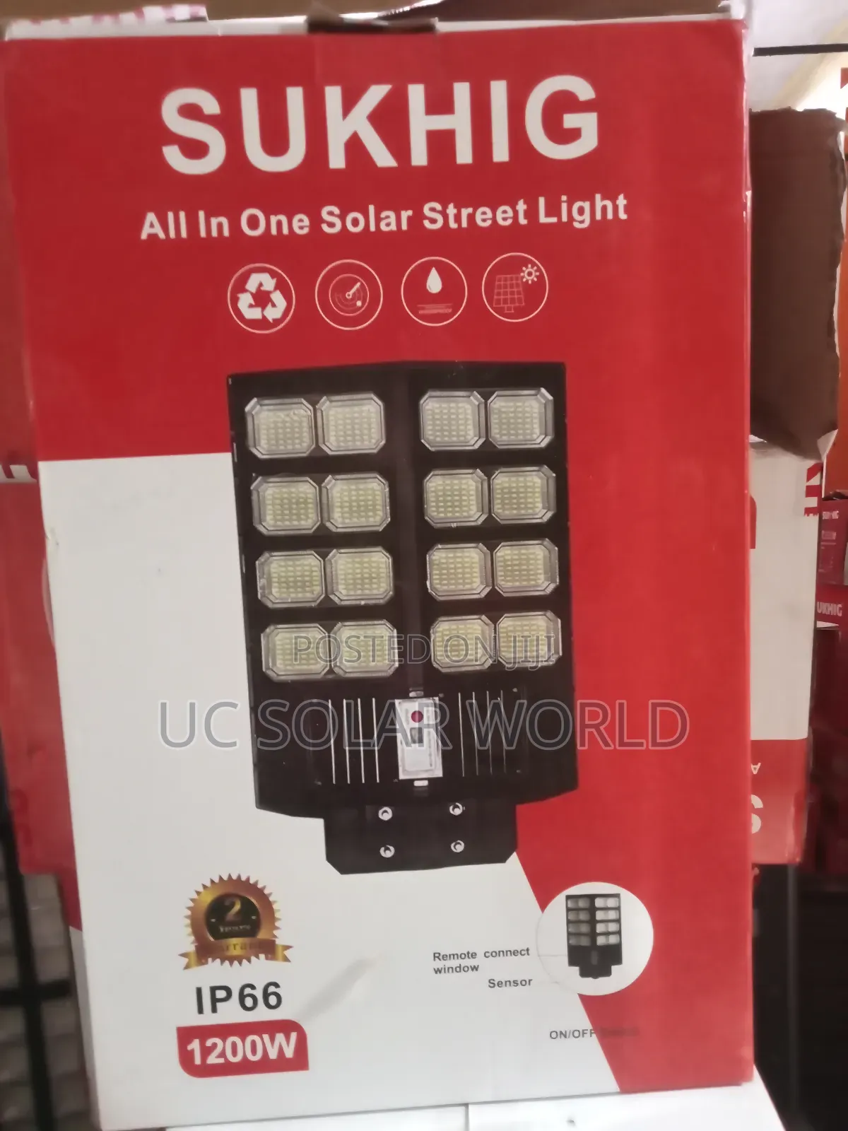 SUKHIG 1200w All in One Solar Street Light