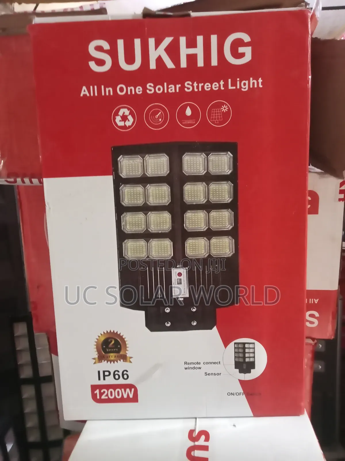 SUKHIG 1200w All in One Solar Street Light