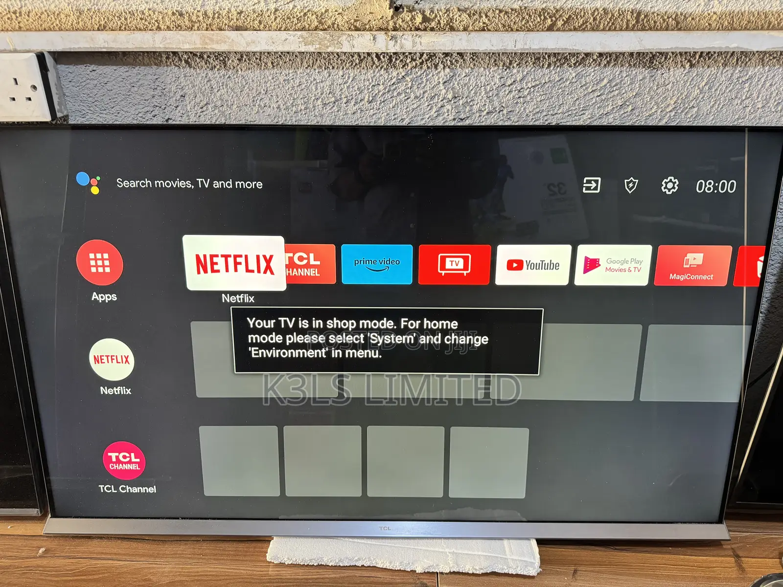 TCL 50P8S 50" Uhd Smart TV