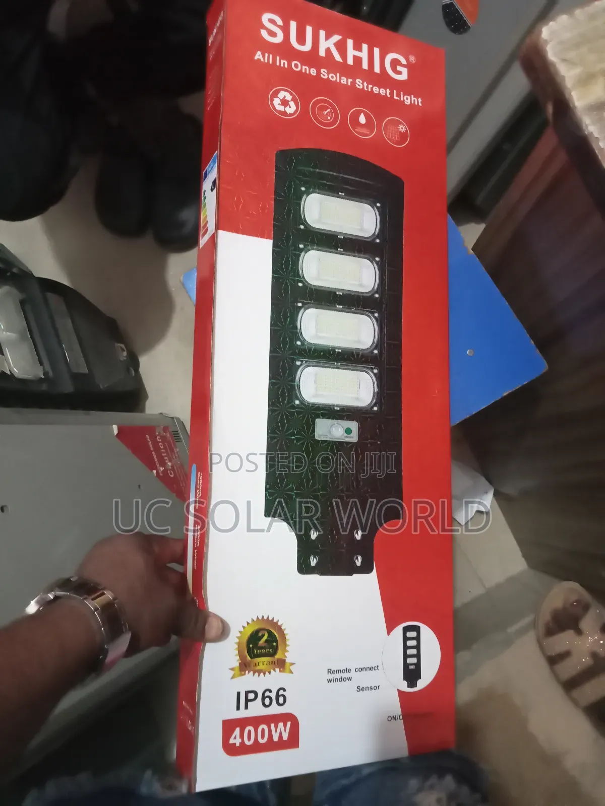 SUKHIG 400w All In One Solar Street Light