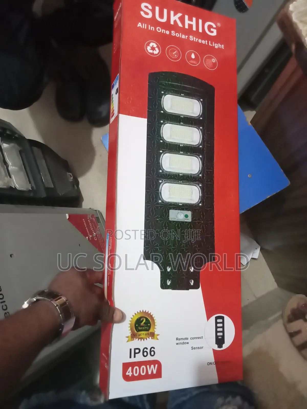 SUKHIG 400w All In One Solar Street Light