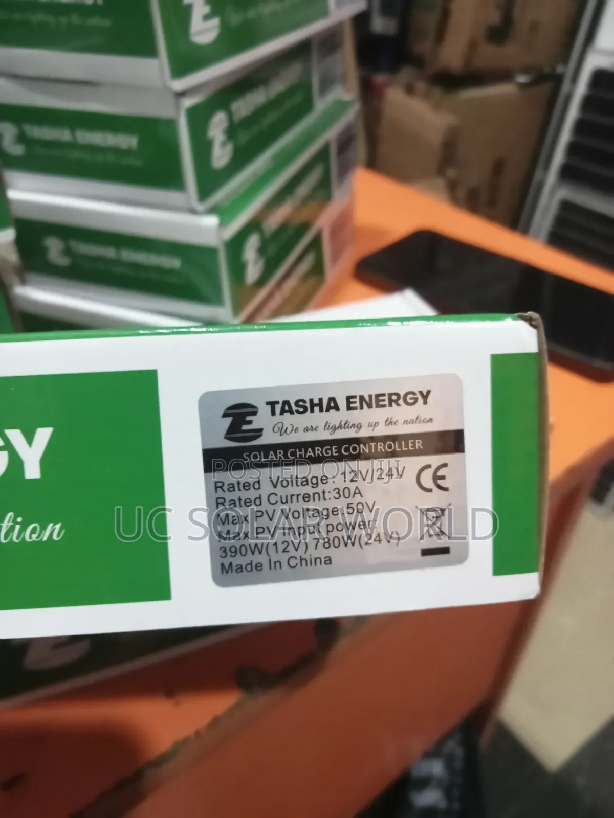 Tasha Energy 30a PWM Solar Charge Controller 12/24v