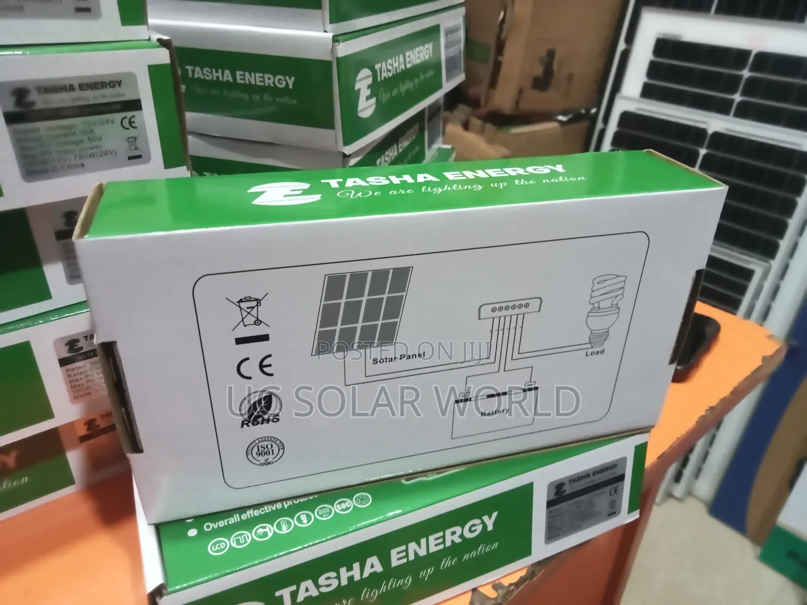 Tasha Energy 30a PWM Solar Charge Controller 12/24v