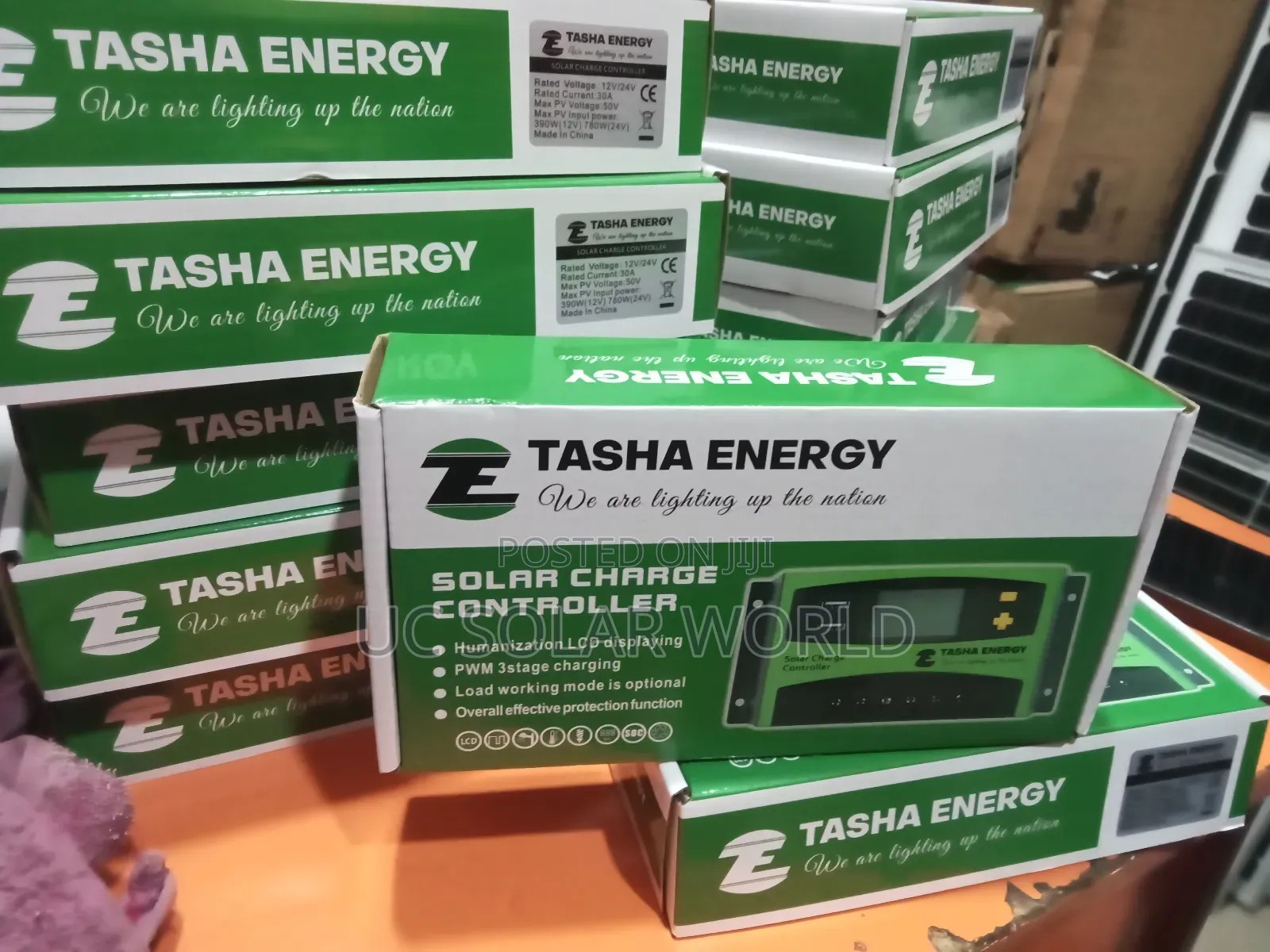 Tasha Energy 30a PWM Solar Charge Controller 12/24v