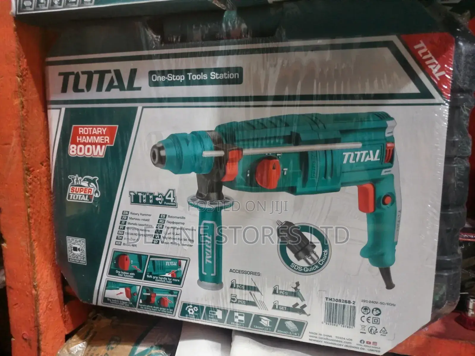 800w Total Rotary Hammer Drill Machine (26mm)