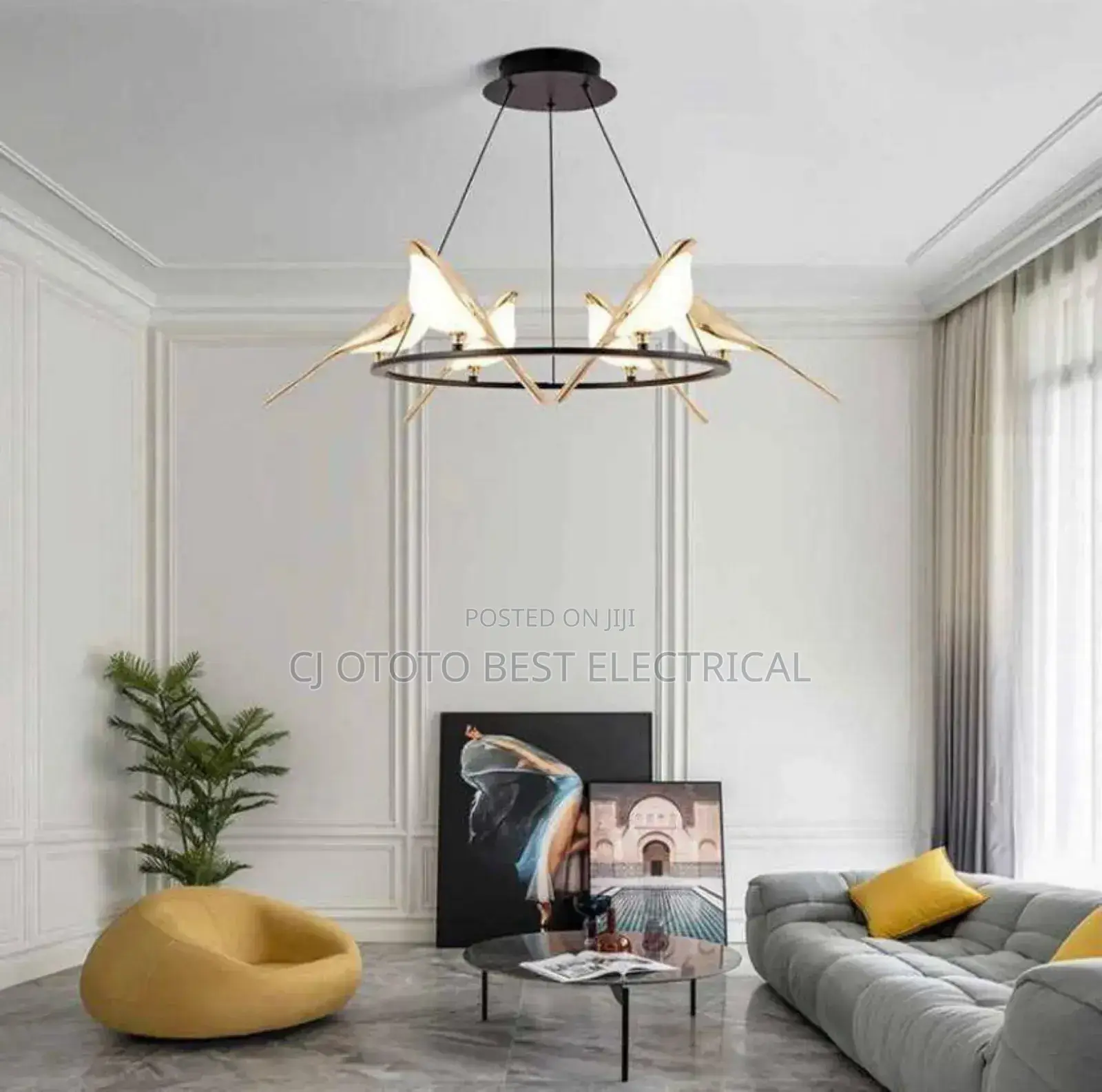 Bird Led Luxury Light for You Parlor and Dining Room