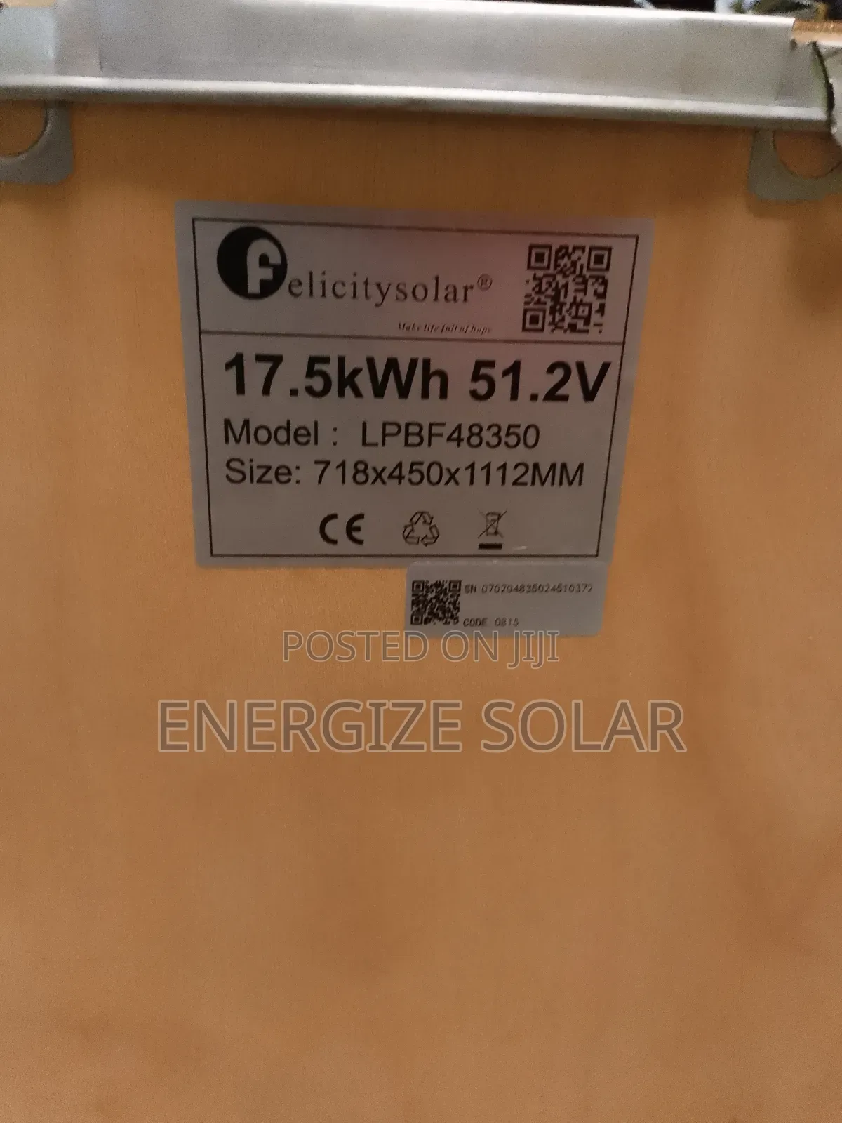 17.5kwh Felicity Lithium Battery