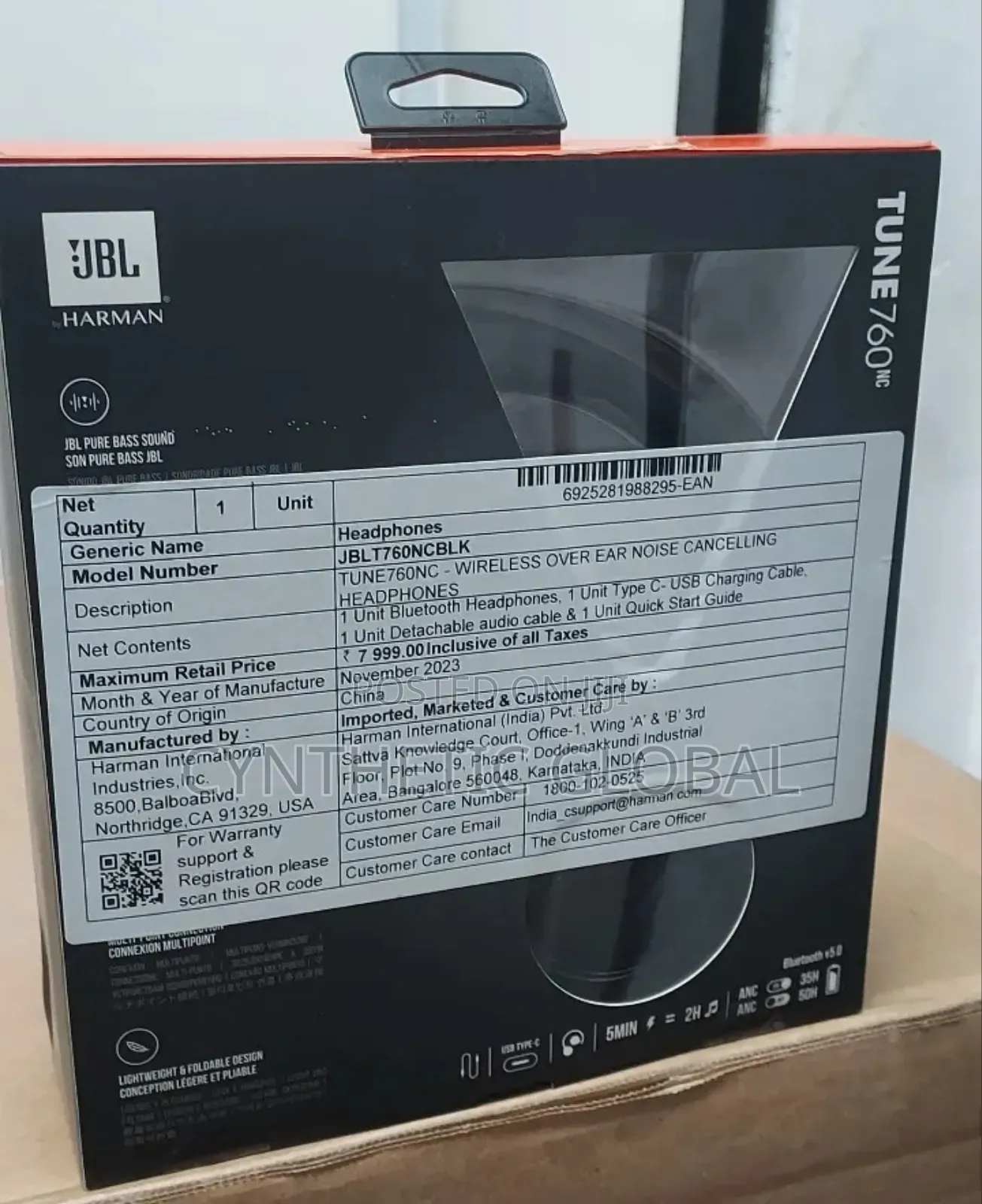 JBL 760 Bluetooth Headset