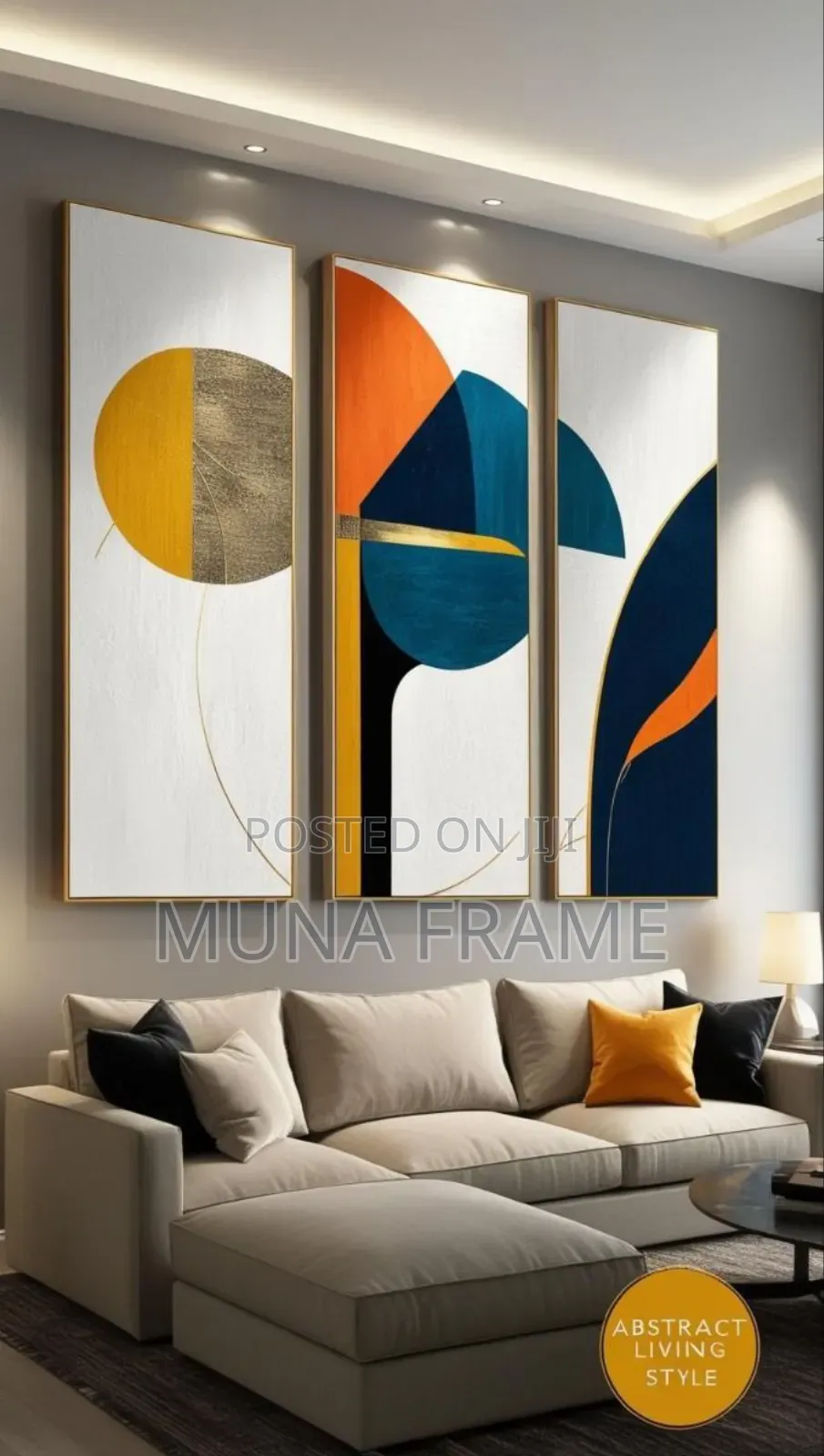 18/40 Abstract Wall Art Ideal for Living Room