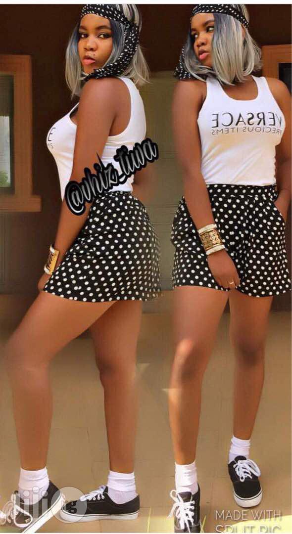 Sexy Versace Top And Short